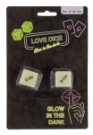 You2Toys Glow-in-the-Dark Dice Set - English, ABS, 2cm, 2pcs