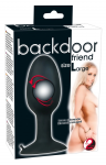 You2Toys Large Silicone Plug with Rotating Ball & Suction Cup, Black