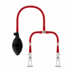 Blush Temptasia Nipple Squeeze Pump System - Adjustable Acrylic Set