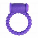 EasyToys Vibrating Intimate Ring Purple - Flexible Silicone Design