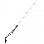 METAL HARD Stainless Steel Impact Rod 75cm with Leather Strap