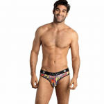 Anais Men Comics Slip XL - Modern Briefs with Comic Print, Soft Modal