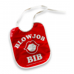 Kheper Games Party Bib with Neck Tie-Straps - White, One Size