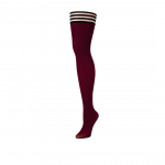 Kix'ies Heather Thigh-High Tights C Red - Opaque Stay-Up Stockings