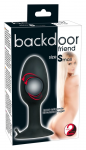You2Toys Small Silicone Plug with Rotating Ball, Black, 8 cm