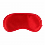Ouch! Red Satin Eye Mask - Soft Luxury Blindfold Accessory