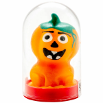 Condomerie Hand-Painted Decorative Latex Cover Pumpkin Motif