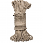 Bind and Tie Hemp Rope 6mm x 50ft Natural - Durable Bondage Cord