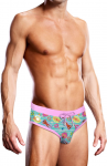 Prowler Swim Brief Model M - Quick-Dry Poolwear, Summertime Print
