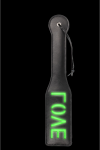 Ouch! Glow in the Dark Love Paddle - Luminous Bondage Accessory