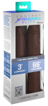 Fantasy X-Tensions Elite 3" Mega X-tension Silicone Sleeve Brown 22.9cm
