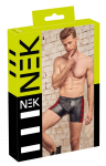 NEK Men&rsquo;s Pants Matte Black/Red L with Padded Zip Front