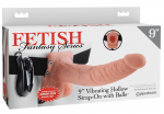 Fetish Fantasy Vibrating Hollow Strap-On 7&rdquo; Adjustable Harness PVC