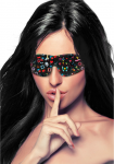 Loving Joy Printed Eye Mask - Adjustable Soft Sleep & Relaxation Cover
