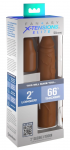Fantasy X-Tensions Elite FXTE 2" Silicone Extension Sleeve Tan 20.3cm