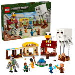 LEGO Minecraft 21273 Ghasto ataka ant kaimo