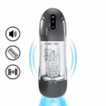 Shots SonicPull Suction & Vibration Intimate Machine Gun Metal Multimedia