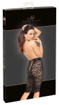 Noir Handmade Skirt L - Lace Back, Powerwetlook, Knee-Length