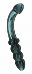 Hamsa Dual-Ended Glass Intimate Massager Smoky Jade Large