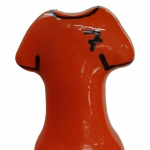 CONDOMERIE Hand-Painted Decorative Latex Cover Orange Shirt Design