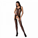 Passion BS072 Bodystocking Black - Elegant Lace Mesh, One Size