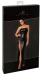 Noir Handmade Orgia Long Strapless Powerwetlook Dress Black M