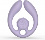 Svibe GIZI Duo Intimate Double Stimulator for Couples, Purple, Remote Control