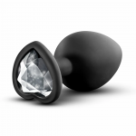 Blush Temptasia Bling Plug Small Black - Sparkling Intimate Accessory