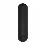 Shots Be Good Tonight Mini Bullet Vibrator 10 Modes Black 7.7cm