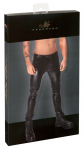 Noir Straight-Cut Trousers 2XL Snakeskin Matte-Shiny Finish