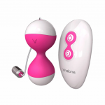 Nalone Miu Miu Kegel Trainer & Vibrating Massager, Silicone, Remote, Pink