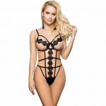 Subblime Strappy Lace Teddy L/XL - Elegant Adjustable Lingerie