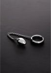 Ouch! Donut C-Ring Anal Egg 40x30mm Stainless Steel Intimate System