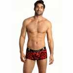 ANAIS MEN Savage Boxer S Red Microfiber Animal Print