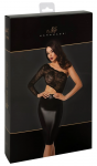 Noir Handmade Orgia Dress Black Lace & Powerwetlook M