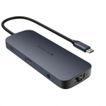 Hyper | HyperDrive EcoSmart Gen.2 Universal USB-C 10-in-1 Hub with 140 W PD3.1 Power Pass-thru | Ethernet LAN (RJ-45) ports 1 |
