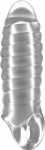 Shots No.36 Extender Flexible Thickening Sleeve 2.5cm Black TPE