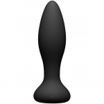 Doc Johnson A-Play Vibe Silicone Plug with Remote - 10 Modes, Black
