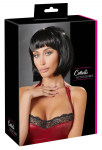 Cottelli Collection Black Chin-Length Bob Wig Adjustable 28cm