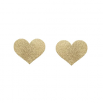 Bijoux Indiscrets Flash Heart Adhesive Body Jewelry Gold Reusable