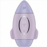 Satisfyer Mission Control Lilac Small Dual-Action Air Pulse Vibrator
