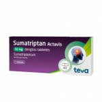 SUMATRIPTAN Actavis 50mg tab. N2
