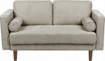 Beliani Sofa 2-osobowa brązowoszara NURMO | 441529 Bel | 4255664853622