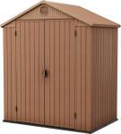 Curver KETER DOMEK NARZĘDZIOWY/OGRODOWY DARWIN 6x4 BRĄZOWY 190 x 121 x 221cm | 249364 | 7290112634030