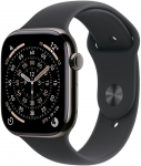 Apple Watch S11 Aluminium 42mm Diamantschwarz (Sportband schwarz) S/M | MEQT4ZR/A | 195950631388