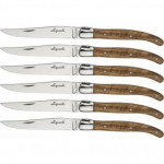 Laguiole Tradition Jean Dubost Laguiole 6 pcs. Steak Knife Set, Olive | CE071280B01016 | 3219338800948