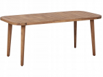 Beliani St&oacute;ł ogrodowy akacjowy 180 x 90 cm jasne drewno certyfikowane PARAGGI | 517967 Bel | 4255664882011