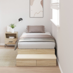 vidaXL Rama ł&oacute;żka do przechowywania Sonoma Oak | 3335615 | 8721158897954