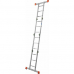 Krause DRABINA PRZEGUBOWA MULTIMATIC 4X3 Z PLATFORMĄ MONTO KRAUSE | 120687 | 4009199120687