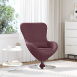 vidaXL Fotele, Fotele do relaksu i Fotele do spania Fioletowy Poliester | 42002740 | 8721158872067